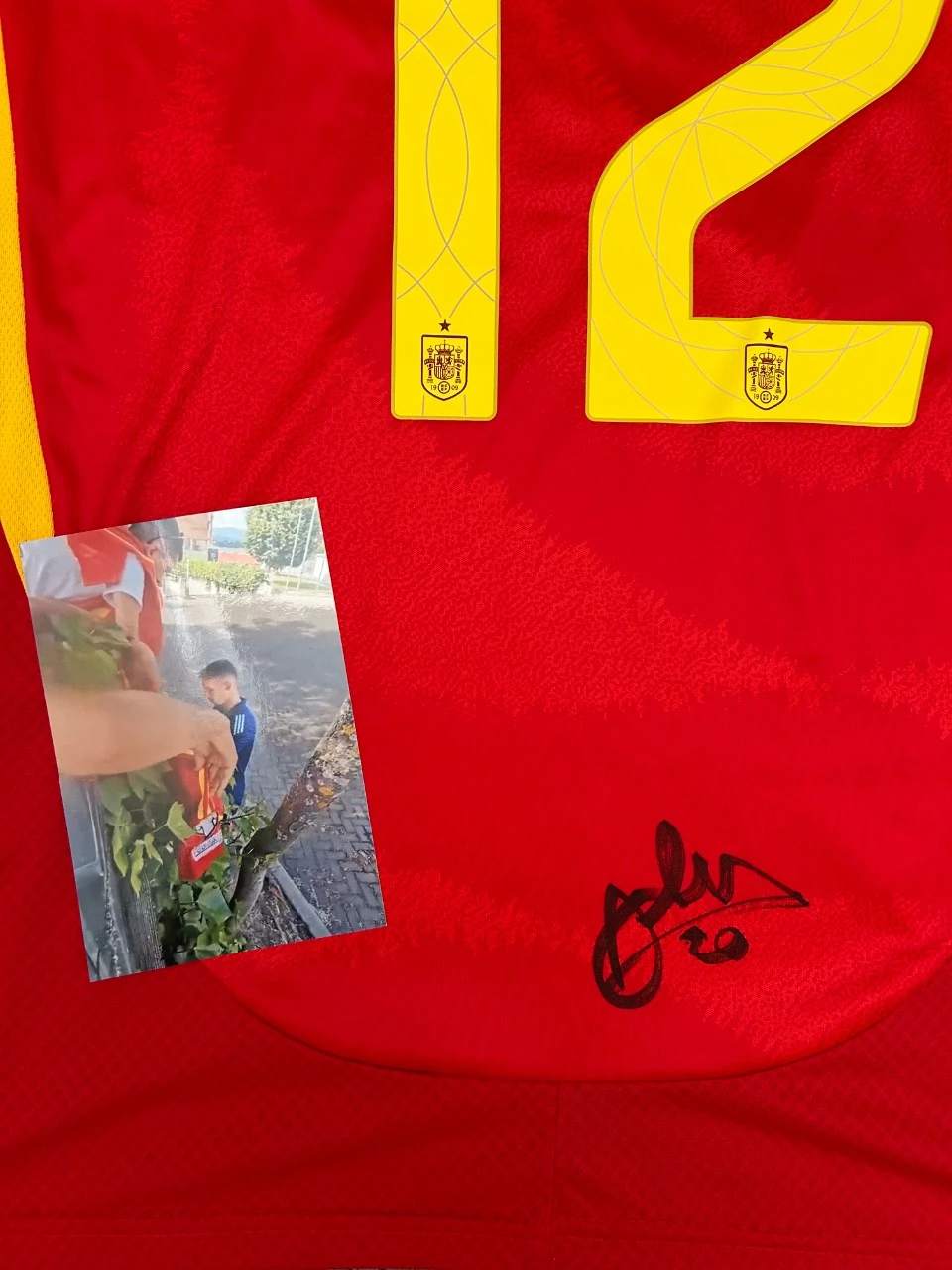Camisa autografada Alejandro Grimaldo, Espanha, Atletico Madrid – photo 2